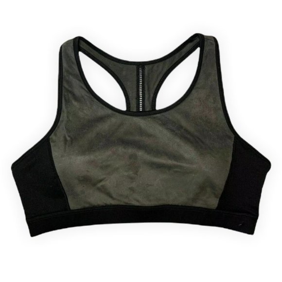 SPLENDID Sport Bra Size Large Women's Faux Suede Racerback Top - Picture 4 of 7
